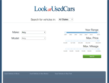 Tablet Screenshot of lookatusedcars.com